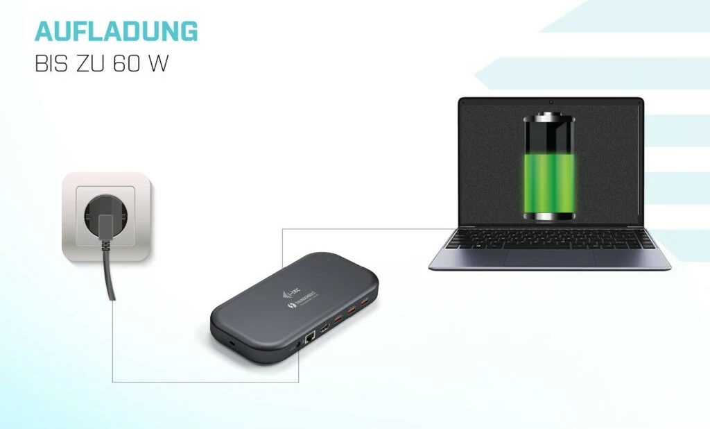 Docking station i-tec Thunderbolt 3/USB-C Dual 4K, 60W, i zi