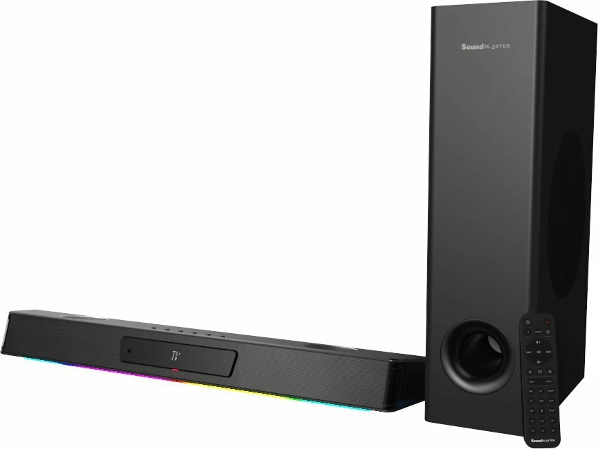 Soundbar Creative Sound Blaster Katana V2X (51MF8400AA000) 2.1 90W me subwoofer, Bluetooth 5.0, HDMI ARC, e zezë