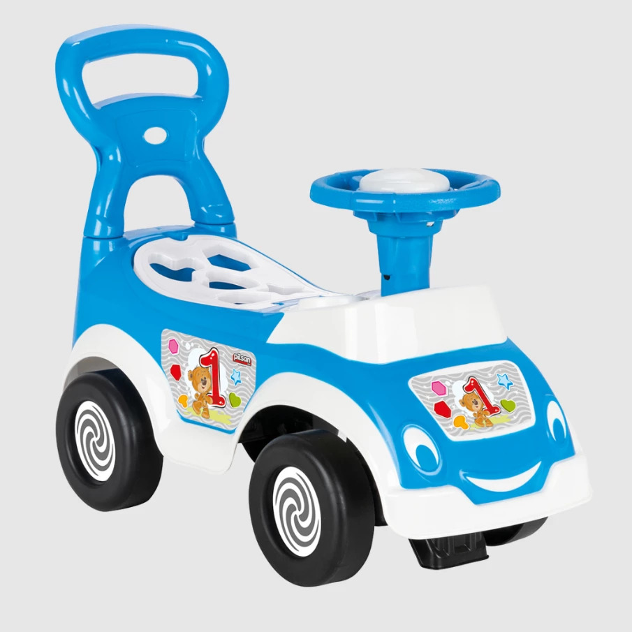 Lodër mini veturë për fëmijë Pilsan My Cute First Car w Shape Sorter, e kaltër