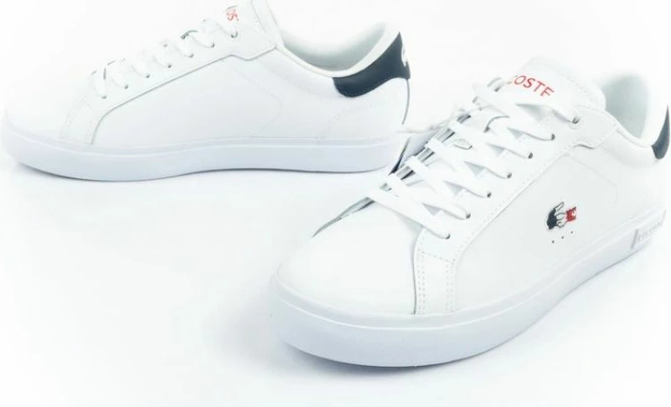 Atlete për meshkuj Lacoste, të bardha