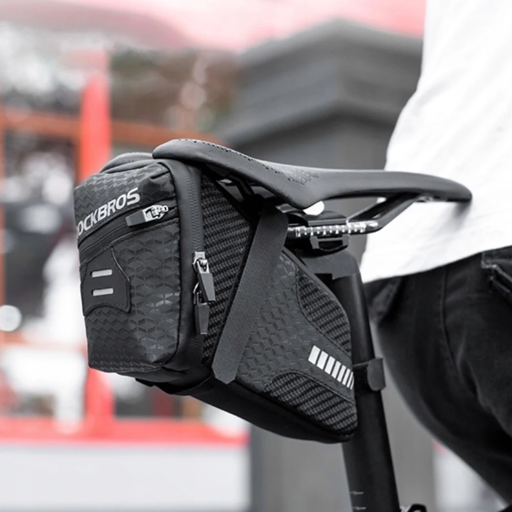 Çantë biçiklete Rockbros C29-BK, nën sedilje, 1.5L, e zezë