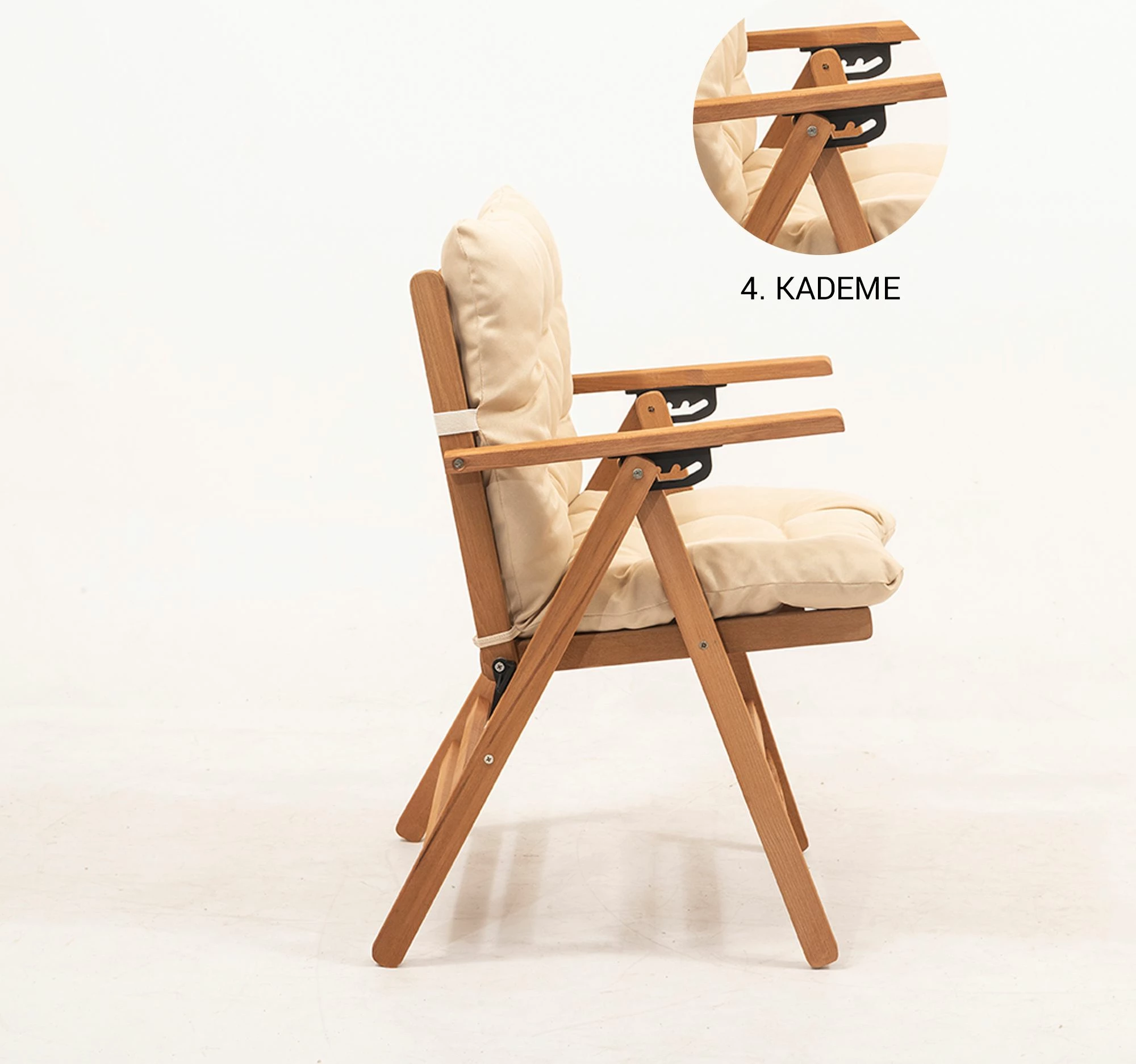 Karrige kopshti Skye Decor, MYL04, krem