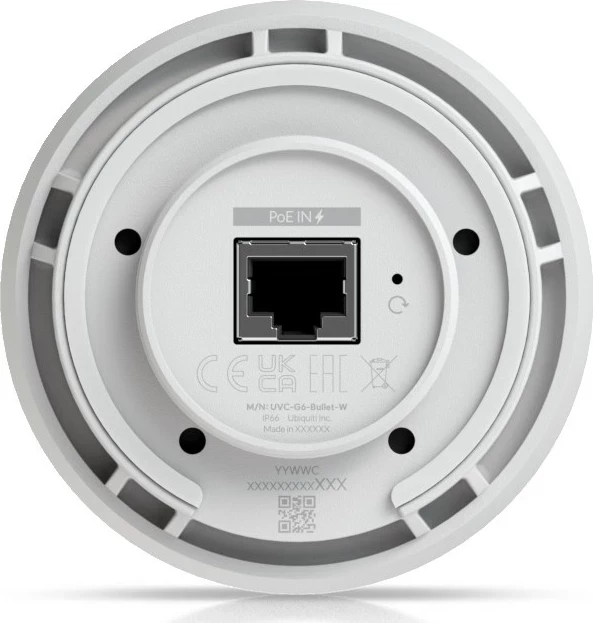 Kamerë sigurie IP Ubiquiti G6 Bullet, 8 MP, 3840 x 2160, PoE, e bardhë