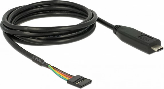 Kabllo konvertuesi DeLOCK 63913, USB-C në LVTTL, 2 m, e zezë