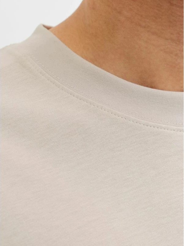 Maicë meshkuj Jack&Jones JJEBARRON TEE SS O-NECK NOOS 12298906, moonbeam [Madhësia: M]