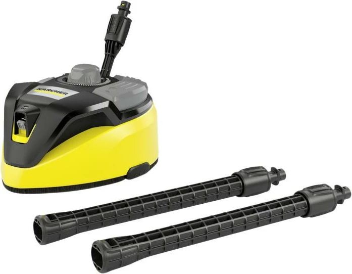 Pastrues sipërfaqesh për larëse me presion, Kärcher T-Racer T7 Plus (2.644-074.0), me krahë dyshe rrotullues, Powerdüse, për K4–K7, e verdhë/zezë