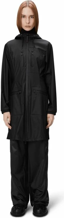 Jakne për femra Rains, e zezë