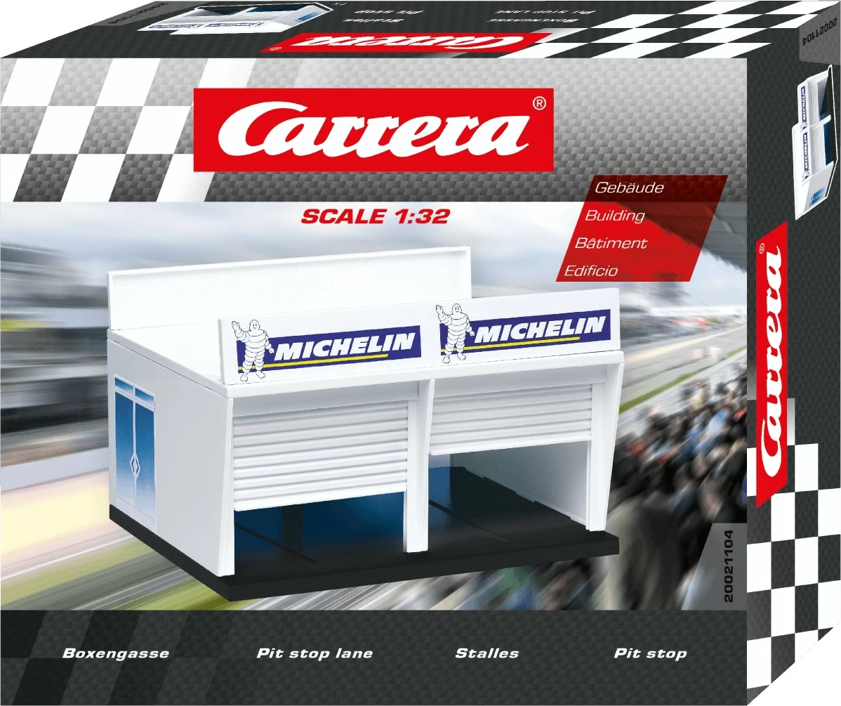Figura Carrera Boxengasse, garazh i vogël