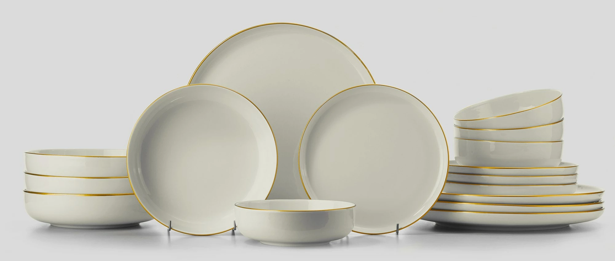 Set enësh për drekë, porcelan, shumëngjyrësh, 16 copë, MOD16YSA45R520