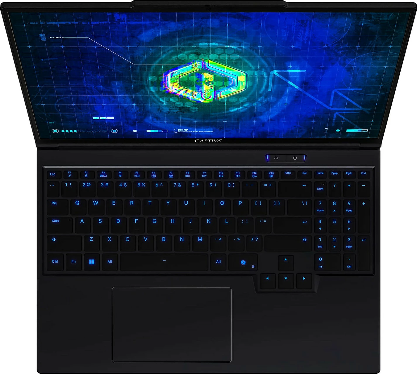Laptop gaming Captiva I99-480GE, 16" WQXGA, i9-14900HX, 32GB RAM, 1TB SSD, RTX 5070 Ti, Win 11, i zi