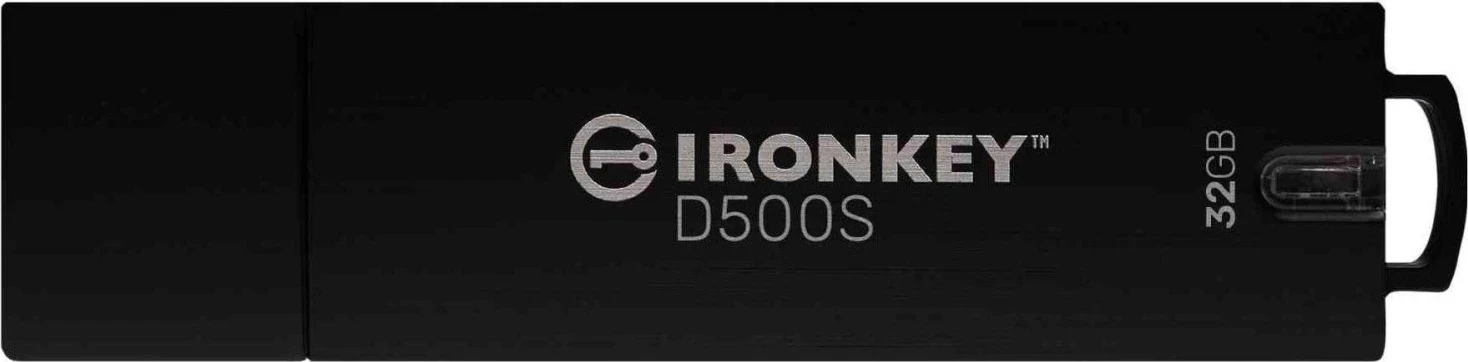 USB Kingston IronKey D500S 32GB, FIPS 140-3 Level 3, 256bit, e zezë