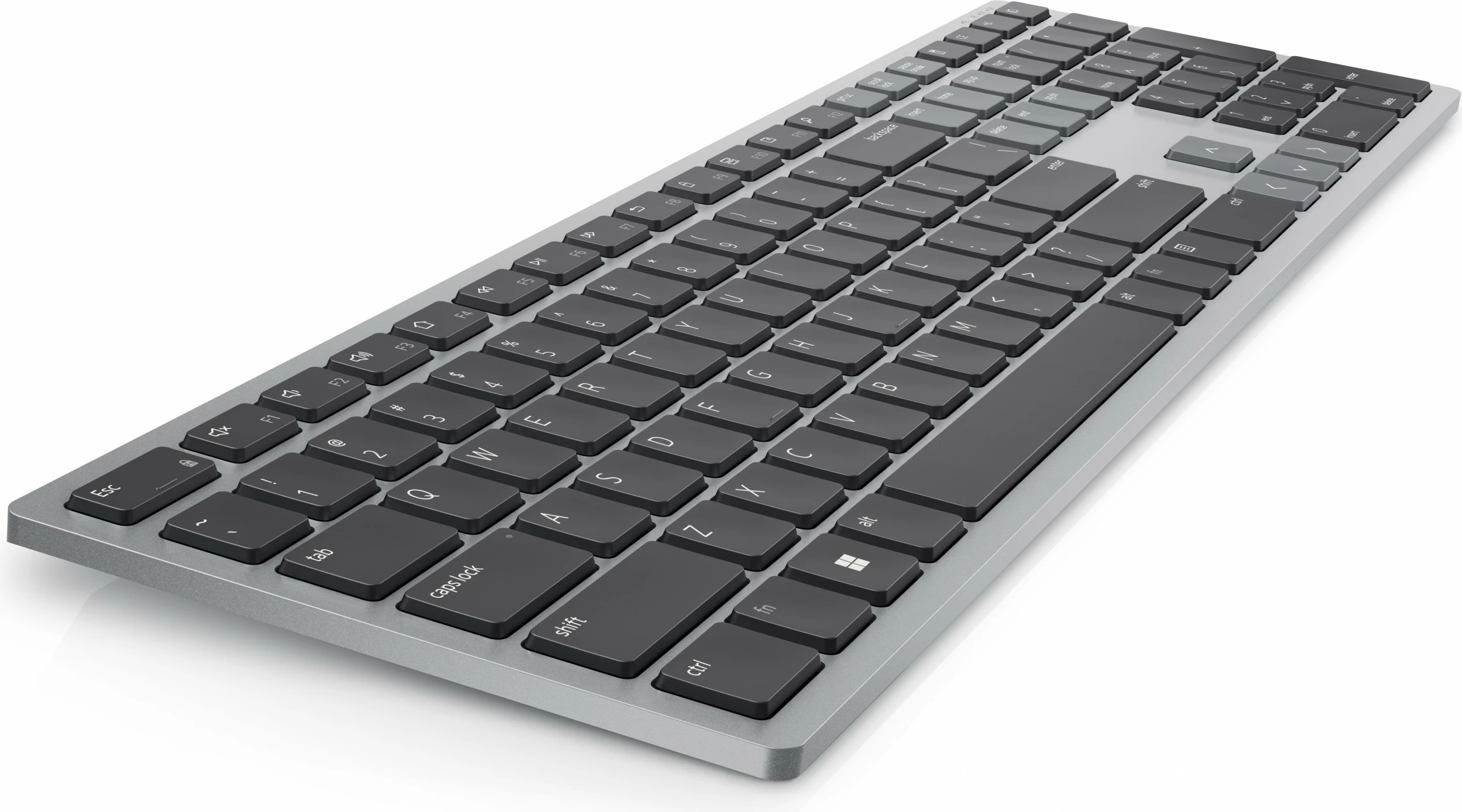 Tastierë DELL KB700, Full-size, Wireless, Bluetooth, QWERTZ, Gri