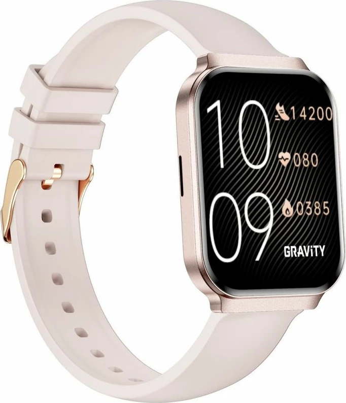 Smartwatch Gravity GT44-3, rozë, 2 rripa