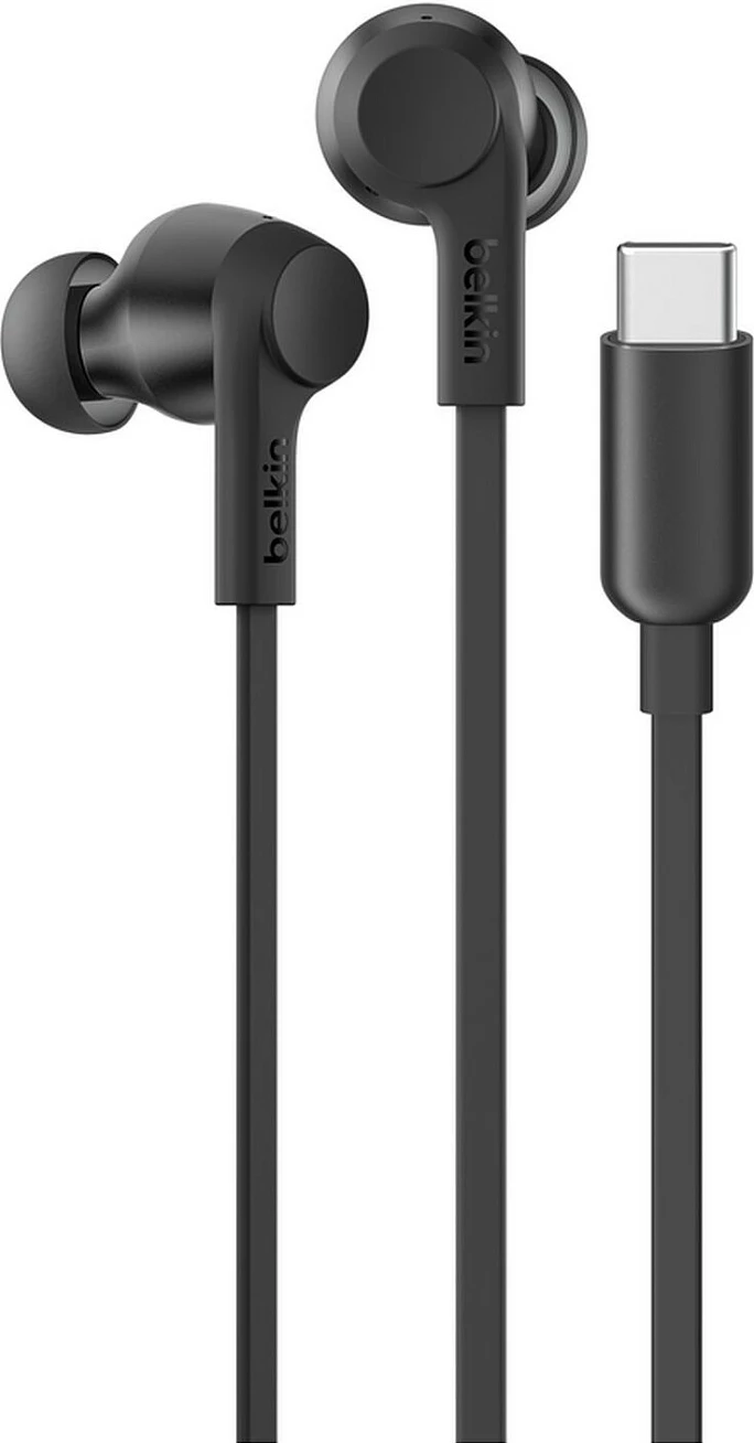 Kufje Belkin G3H0003hqBK, USB-C, me kabllo, ANC, IPX5, të zeza