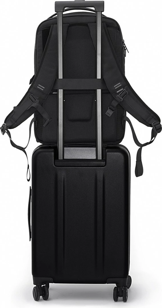 Çantë shpine XD DESIGN Bizz Backpack P705.931, 18-25L, për laptop 16", e zezë