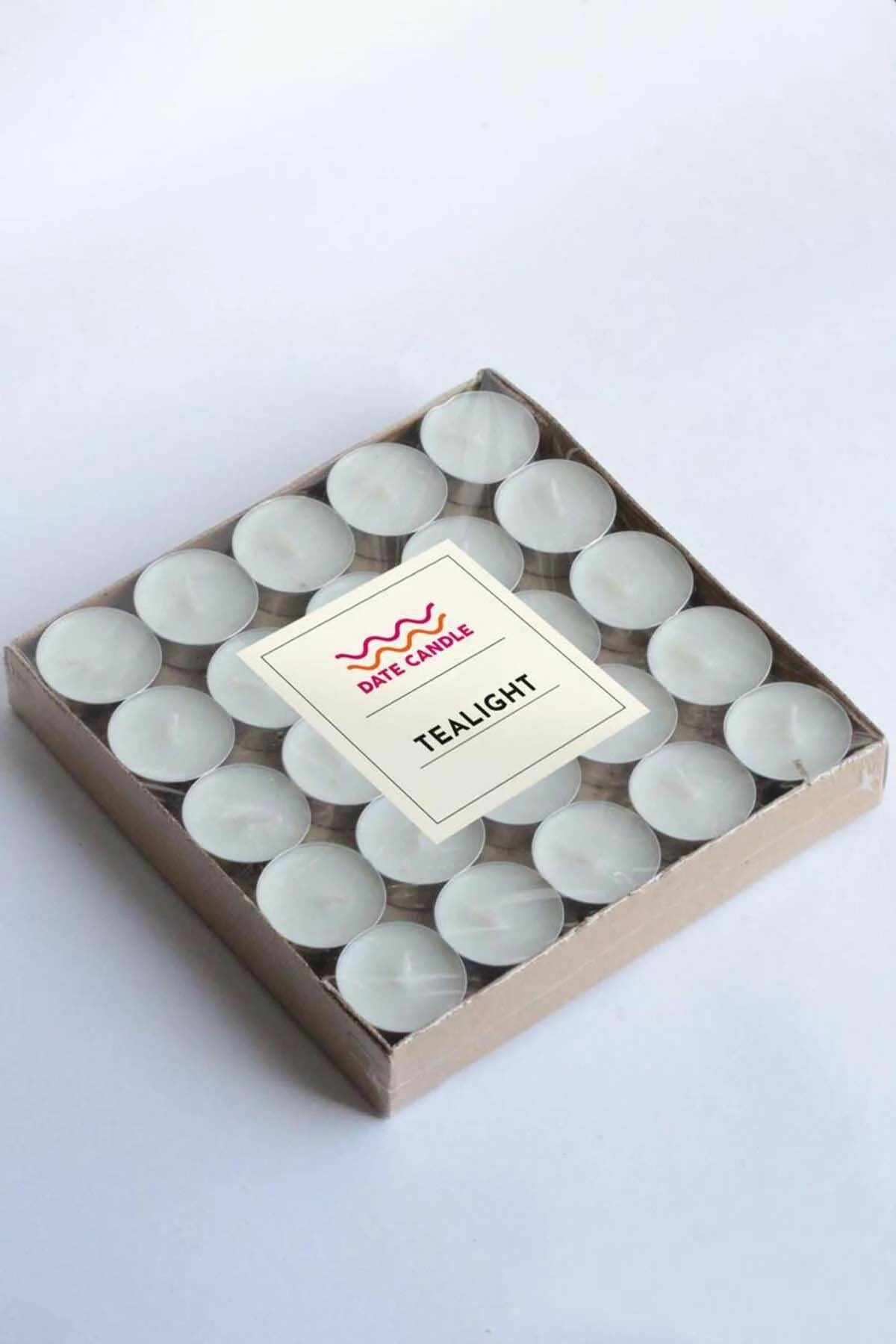 Qirinj të vegjël Tealight, të bardhë, Evila Originals, 100 copë