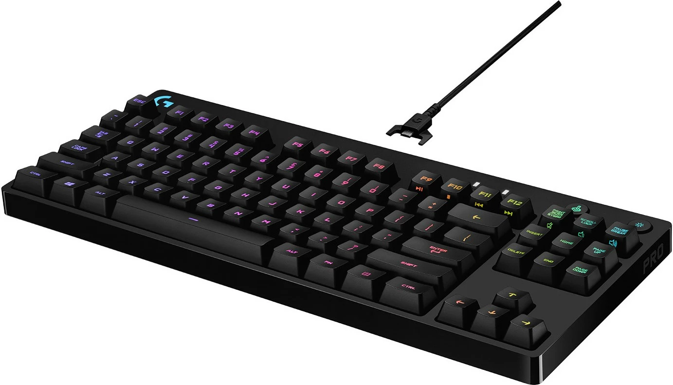 Tastierë mekanike Logitech G PRO, RGB, gaming, e zezë