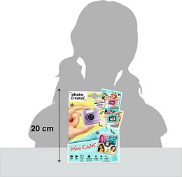 Mini kamerë Canal Toys Photo Creator CLK 063, 0.96" LCD, MicroSD deri 1GB, vjollcë