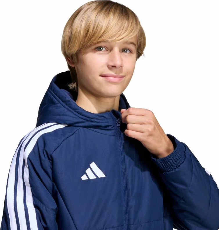 Jakne për fëmijë adidas, navy blue [Madhësia: 152 cm]