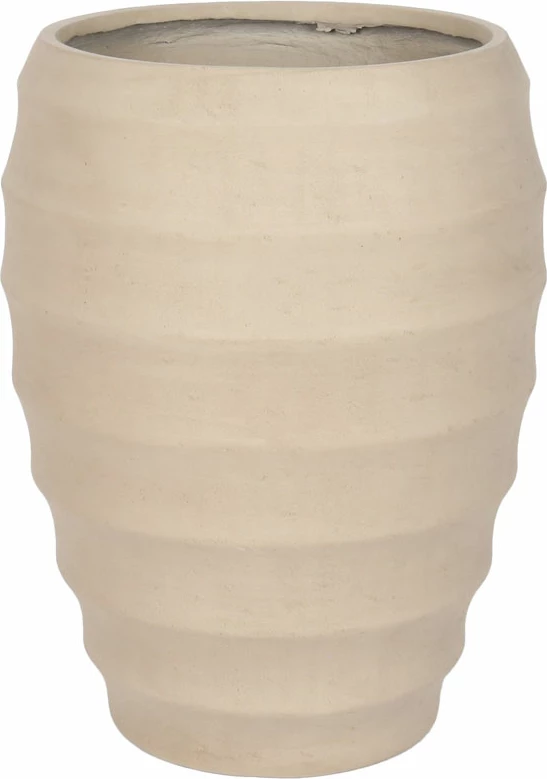 Vazo FLORRA, ngjyrë bezhë, 50.7x50.7x67.7cm