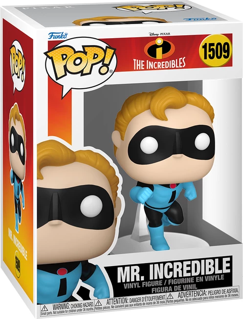 Figurinë vinyl Funko POP! Disney The Incredibles Mr. Incredible (me shans CHASE), blu/zi