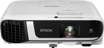 Projektor digjital Epson EB-FH52 V11H978040, Full HD 1080p, 3000–5000 lm, 240 Hz, Wi‑Fi, HDMI, altoparlant 16W, i bardhë