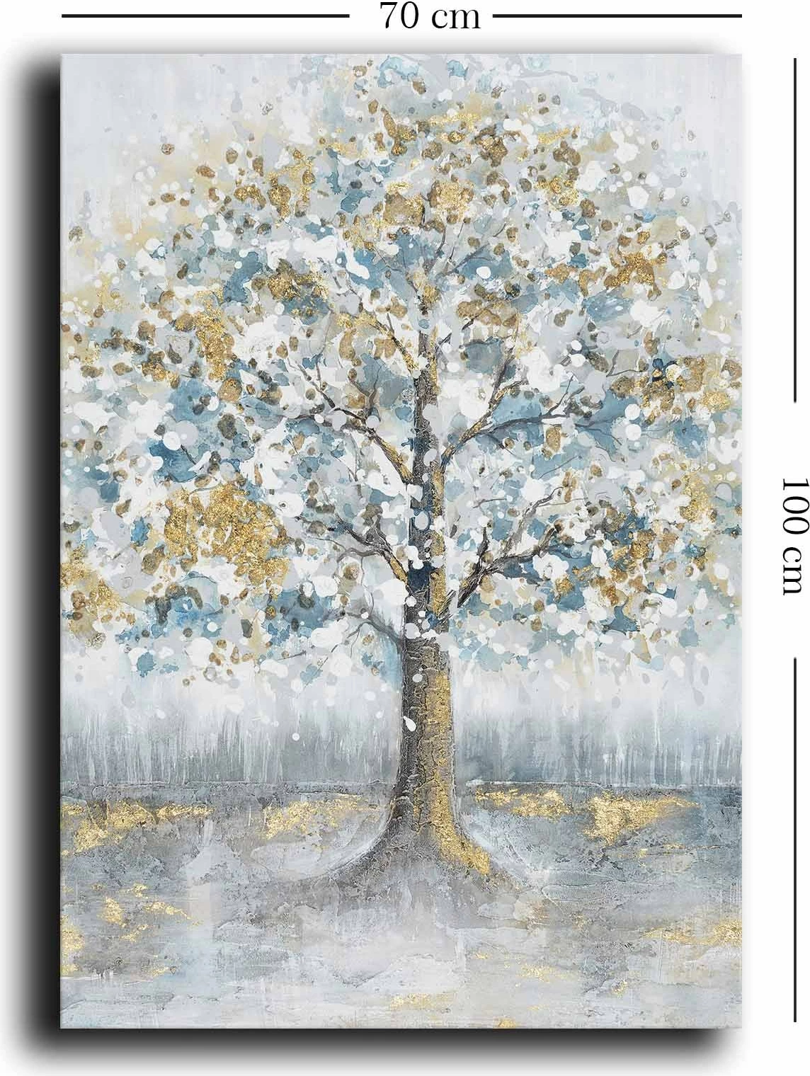 Pikturë dekorative në kanavacë Wallity, shumëngjyrëshe, 70x100cm