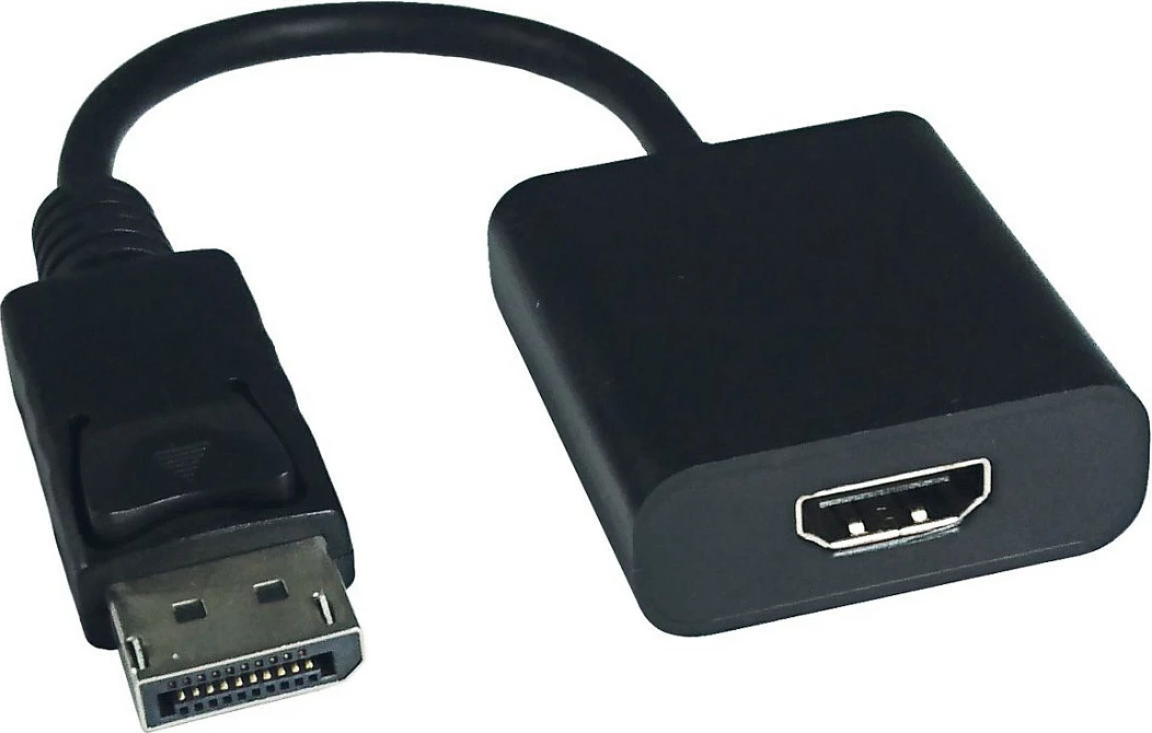 Adapter VALUE DisplayPort në HDMI, DP 1.4, 4K 60Hz, 0.15m, i zi