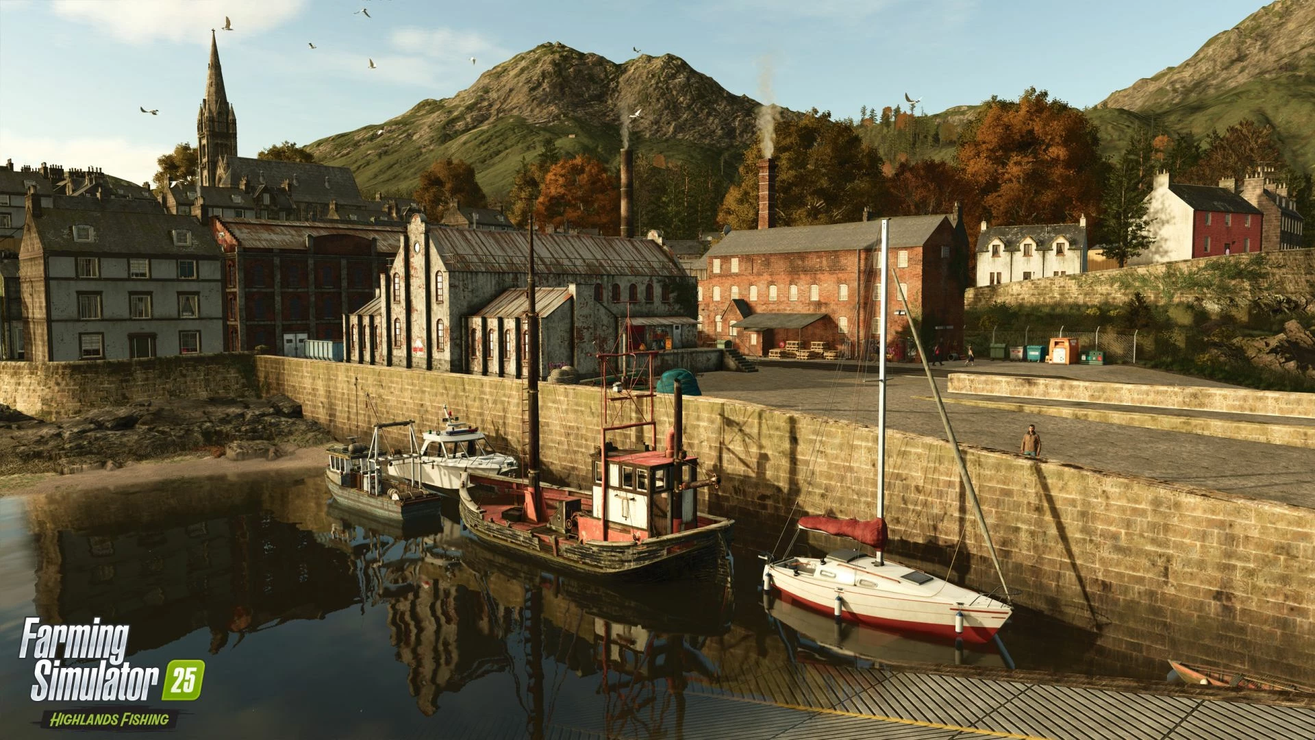 Lojë PS5 GIANTS Software Farming Simulator 25 Highlands Fishing Edition, përfshin Highlands Fishing Expansion + MacDon Pack