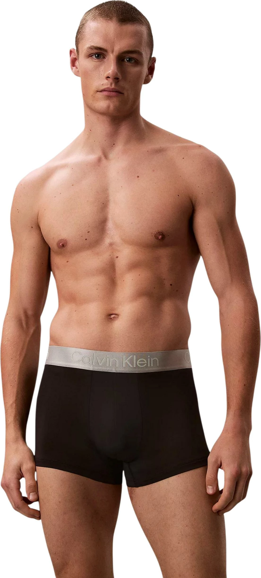 Të brendshme për meshkuj Calvin Klein Underwear Trunk 3pk LV00NB4269, të zeza/të bardha