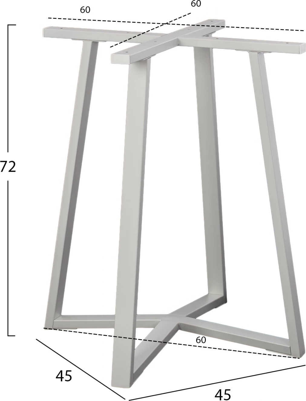 Baza e tavolinës e bardhë FH470.02 60x60x71 cm