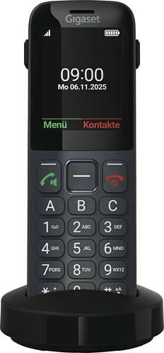 Celular Gigaset Comfort 600 SIM, 4G LTE, ekran 2.4", Single SIM, USB-C, zi/gri