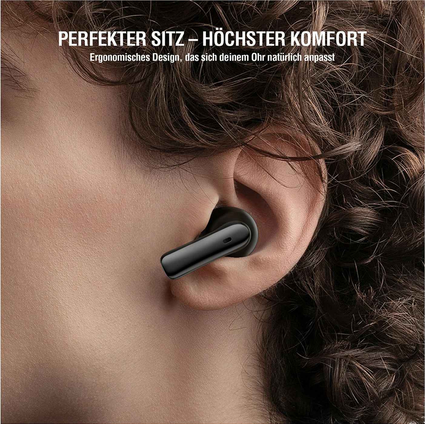 Kufje 4smarts SkyBuds Air, TWS Bluetooth 5.4, me kutizë karikimi wireless, të zeza