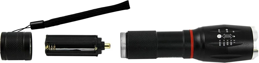 Dritë dore Esperanza EOT070, LED, Alumini, E zezë