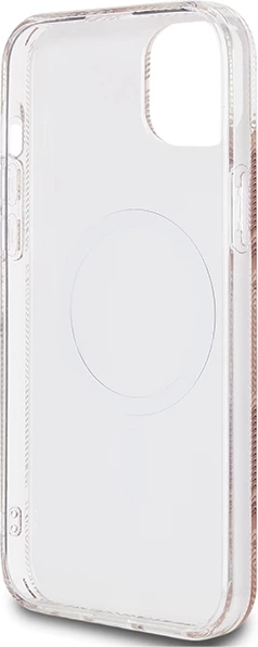 Mbështjellës Guess IML GCube MagSafe për iPhone 15 Plus / 14 Plus, Kafe