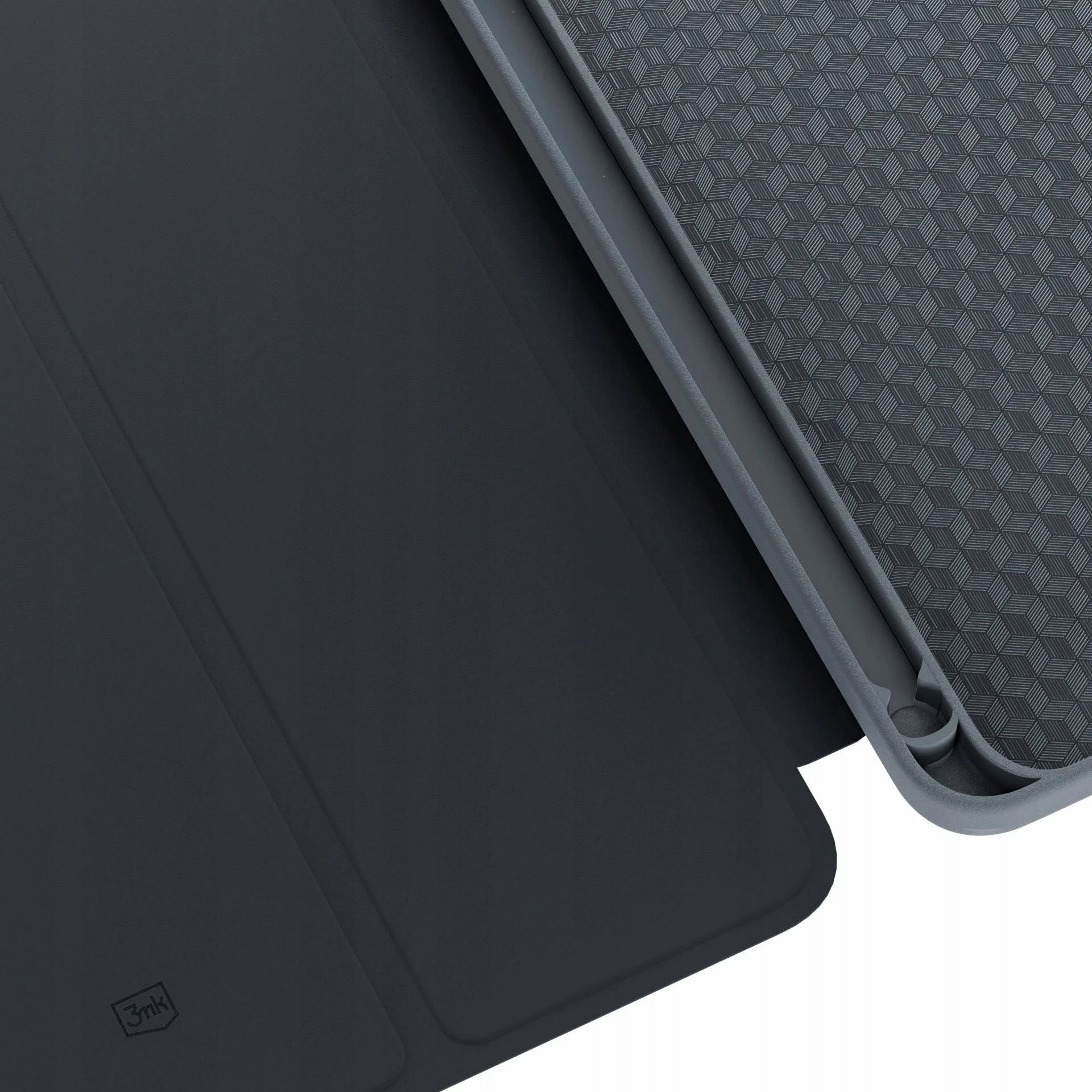 Këllëf tableti 3MK Soft Tablet Case për Apple iPad Air 11 (M2/M3), flip, tri-fold, TPU/mikrofibër, me Wake/Sleep, me vend për Pencil, i zi