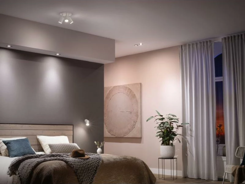 Llambë LED spot, Philips Hue White Ambiance 929003666703, GU10 400 lm, set 3-copësh