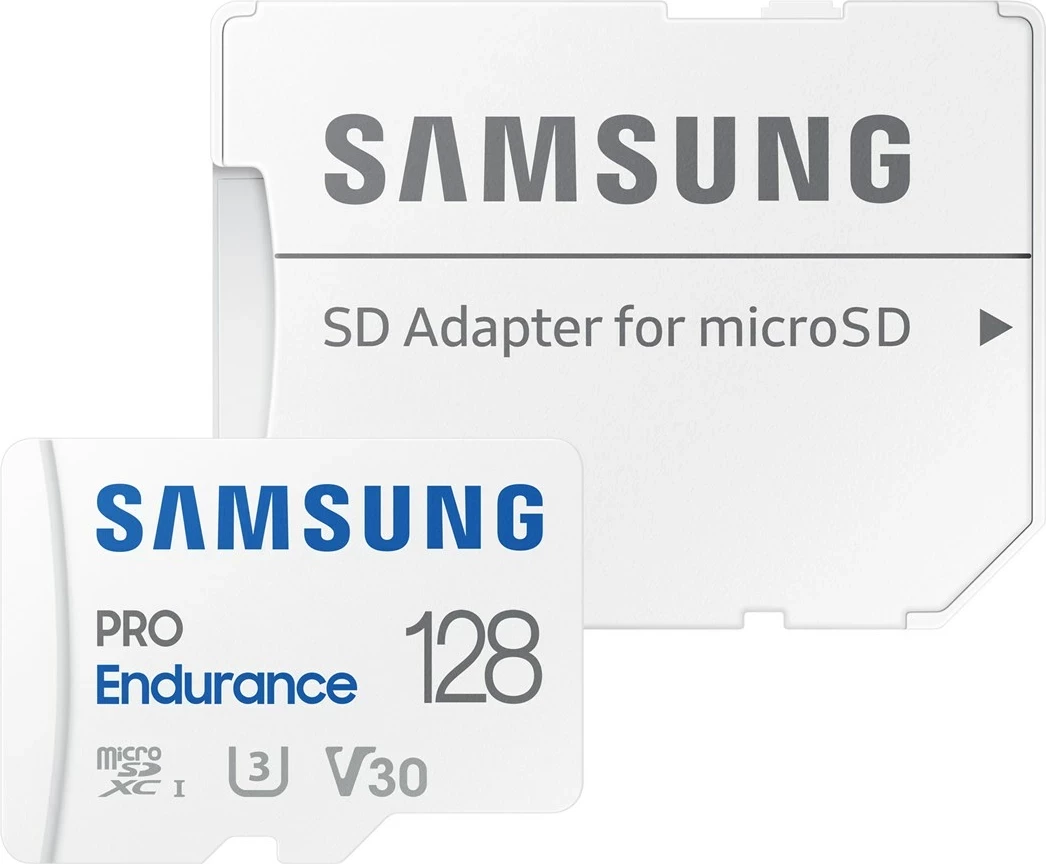 Kartelë memorie Samsung PRO Endurance MB-MJ128K, 128 GB, microSDXC, e bardhë