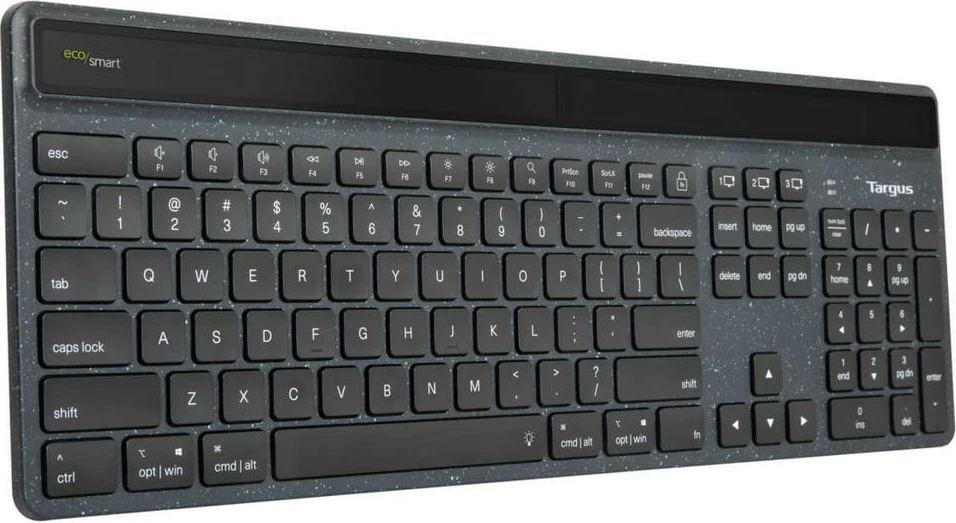 Tastierë Targus EcoSmart, full size, Bluetooth 5.0, ndriçim LED, spanjisht