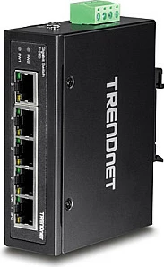 Switch industrial TRENDnet TI-G50, unmanaged, 5x Gigabit Ethernet, DIN-rail, IP30