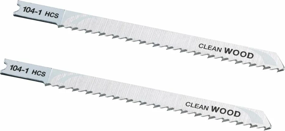 Rezilo për sharrë xhigso 104-1 HCS U-shank "Clean Wood", set 2 copë