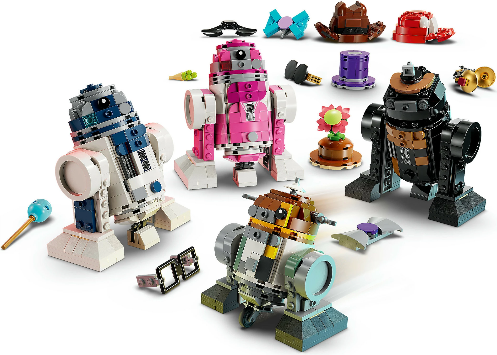 Set ndërtimi LEGO Star Wars Creative Play Droid Builder 75392, 1186 pjesë, 9+ vjeç, shumëngjyrësh