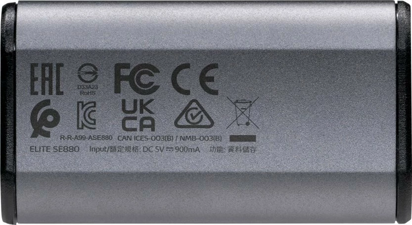 Disk SSD i jashtëm ADATA Elite SE880 AELI-SE880-1TCGY 1TB USB-C 2000MB/s gri