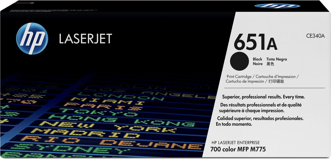Toner, HP, 651A CE340A, rendiment 13500 faqe, standard, i zi