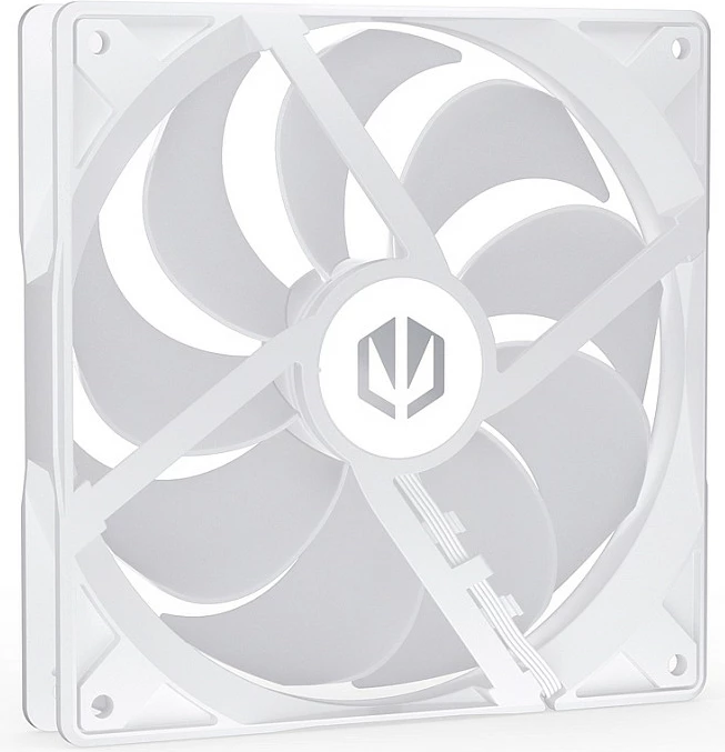 Ventilator për kasë Endorfy Stratus 140 White PWM ARGB, 140mm, ARGB, i bardhë