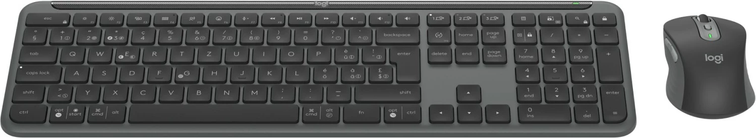 Set tastierë dhe maus Logitech Signature Slim Combo MK950 for Business, grafit