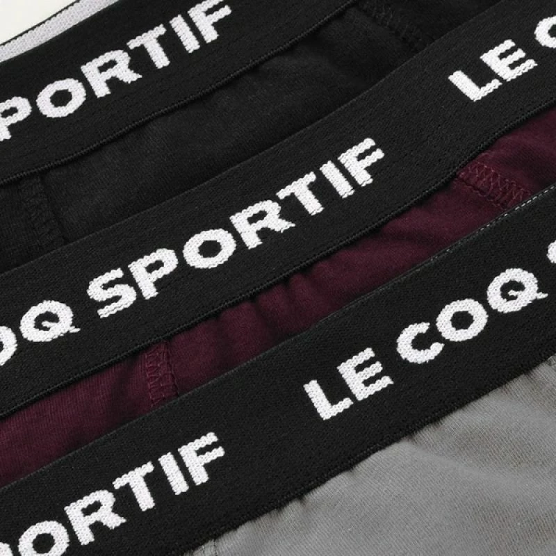 Të brendshme meshkuj Le Coq Sportif K46932CO, set 3 copë, të zeza/gri/bordo [Madhësia: M]