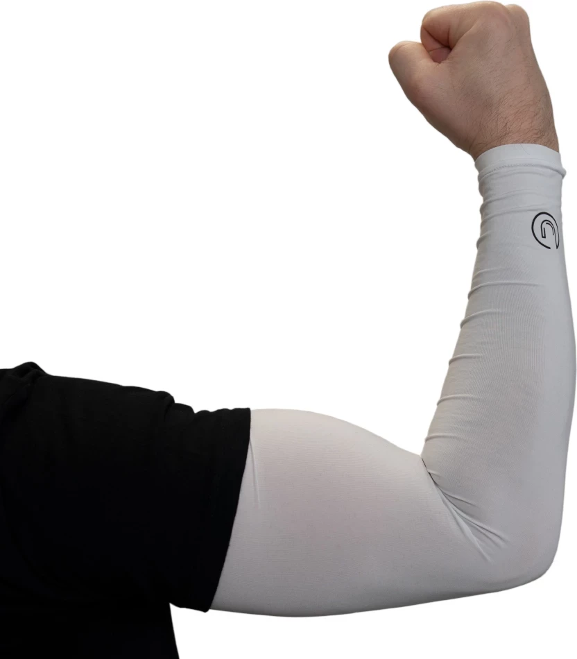 Mëngë kompresioni për krah UVI Arm Sleeve Large, e bardhë