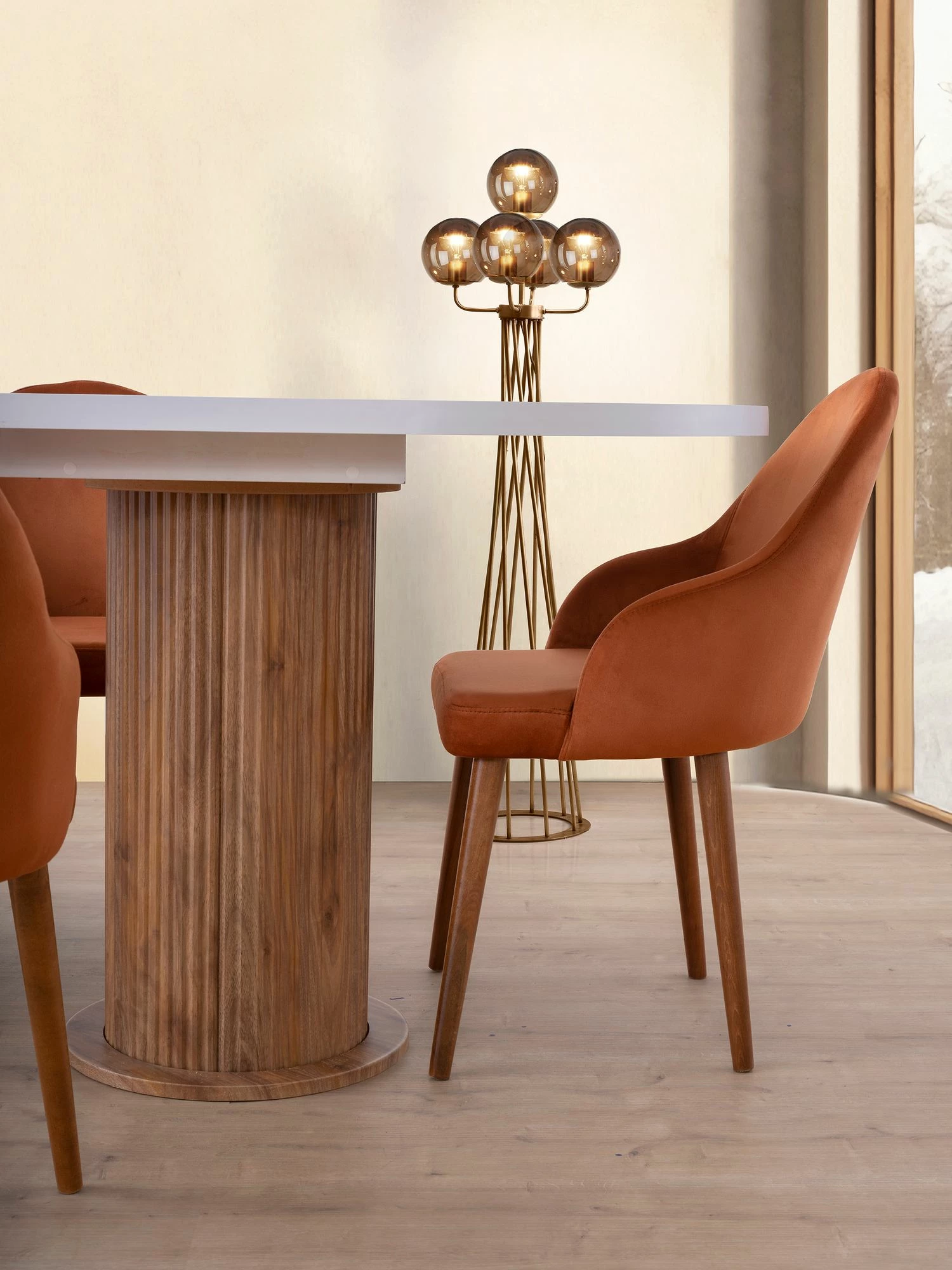 Tavolinë ngrënieje e zgjatshme, Skye Decor, Gusto - 2951