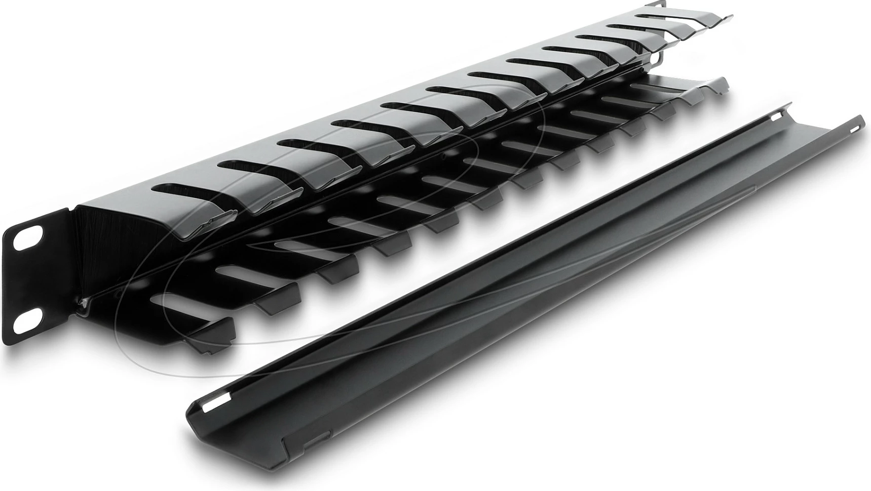Panel menaxhimi kabllove DeLOCK 67628, 1U, 19", nylon, i zi